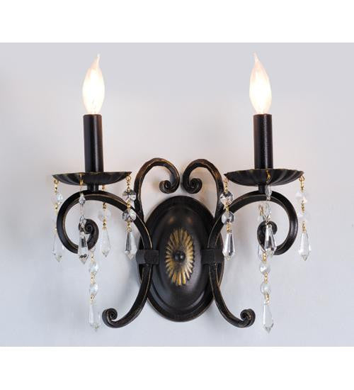 12W Lucerne 2 Lt Wall Sconce