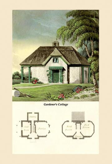 A Gardener's Cottage 20x30 poster