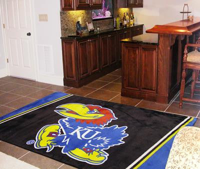 University of Kansas 5 x 8 Rug