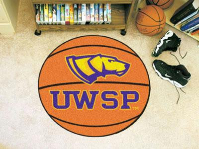 University Of Wisconsin-Stevens Point Basketball Rug