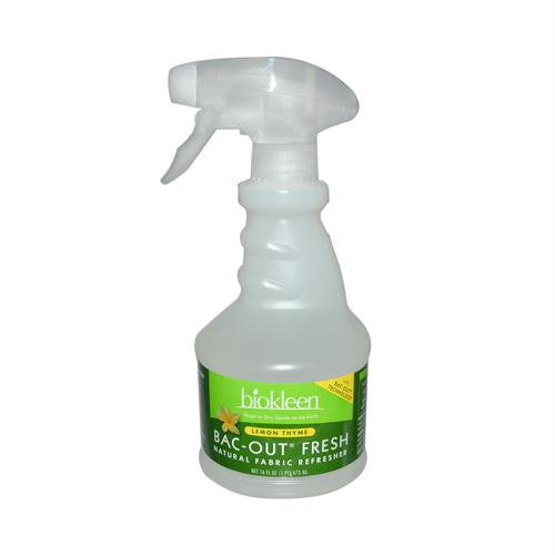 Biokleen Bac-Out Fresh Natural Fabric Refresher - Lemon Thyme - Case of 6 - 16 oz