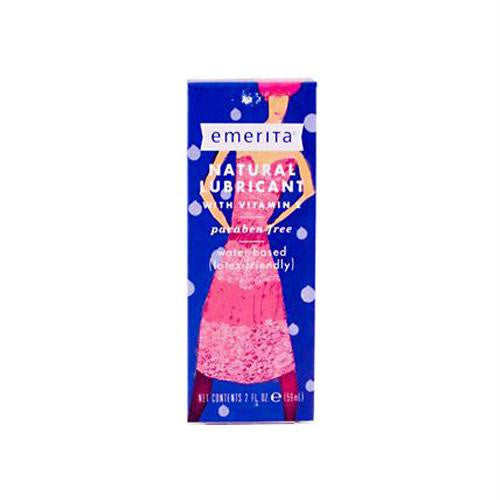 Emerita Natural Lubricant with Vitamin E - 2 fl oz