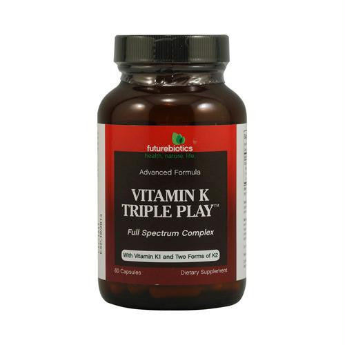 FutureBiotics Vitamin K Triple Play - 60 Capsules