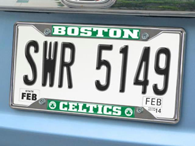 FanMats NBA-Boston Celtics License Plate Frame 6.25x12.25