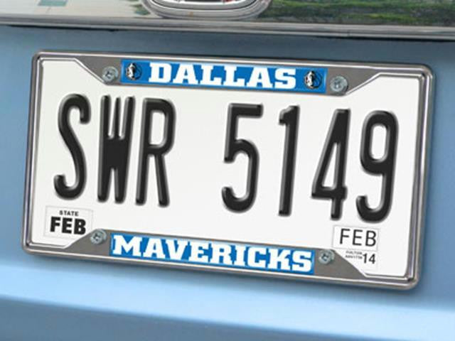 FanMats NBA-Dallas Mavericks License Plate Frame 6.25x12.25