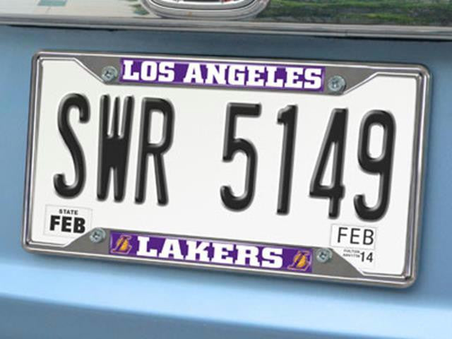 FanMats NBA-Los Angeles Lakers License Plate Frame 6.25x12.25