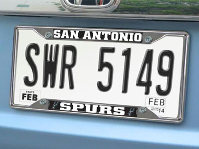 FanMats NBA-San Antonio Spurs License Plate Frame 6.25x12.25