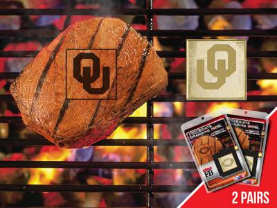 FanMats University of Oklahoma Grilling Fanbrand 2 Pack