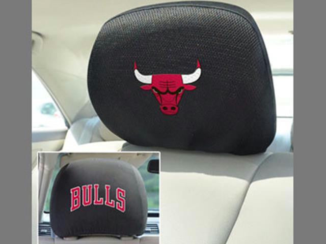 FanMats NBA-Chicago Bulls Head Rest Cover 10x13