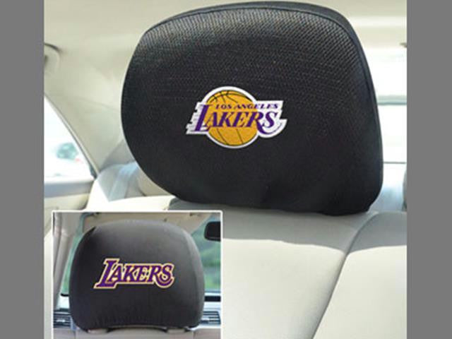 FanMats NBA-Los Angeles Lakers Head Rest Cover 10x13