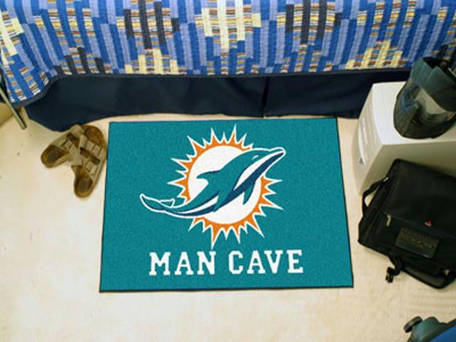 FanMats NFL - Miami Dolphins Man Cave Starter Rug 19x30