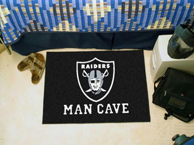 FanMats NFL - Oakland Raiders Man Cave Starter Rug 19x30