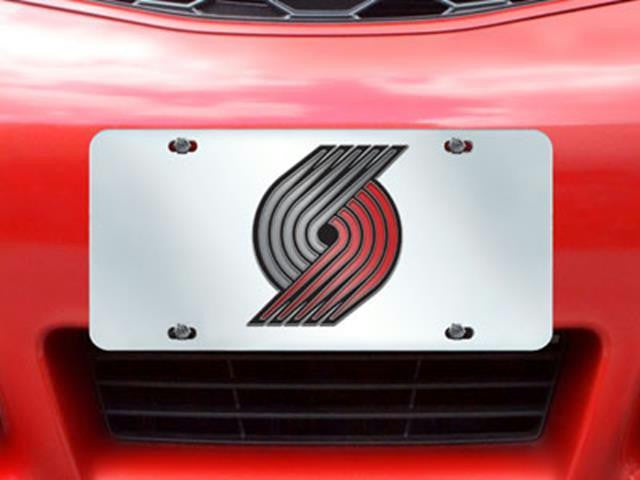 FanMats NBA-Portland Trail Blazers License Plate Inlaid 6x12