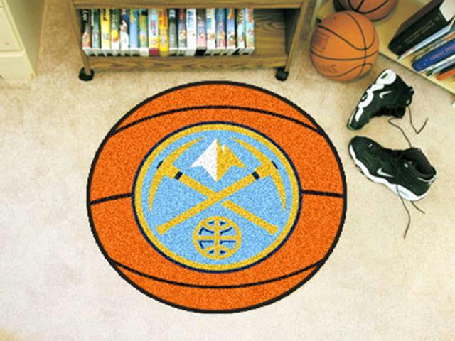 FanMats NBA - Denver Nuggets Basketball Mat 26 diameter