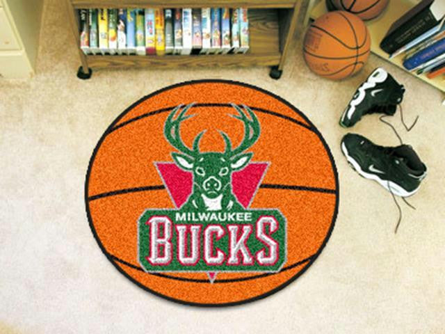 FanMats NBA - Milwaukee Bucks Basketball Mat 26 diameter