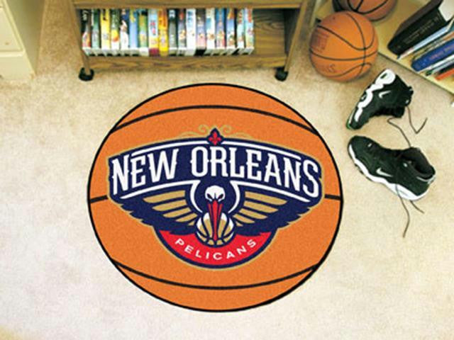 FanMats NBA - New Orleans Pelicans Basketball Mat 26 diameter