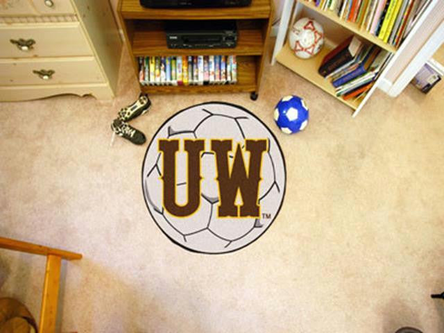 FanMats University of Wyoming Soccer Ball Rug