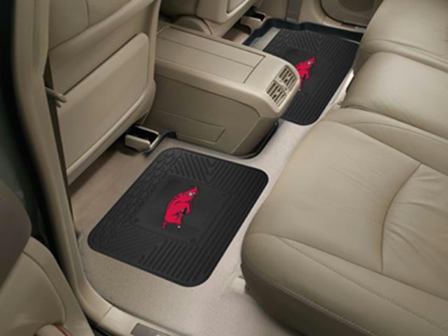 FanMats University of Arkansas Backseat Utility Mats 2 Pack 14x17