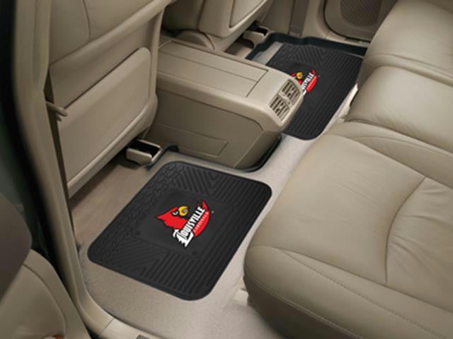 FanMats University of Louisville Backseat Utility Mats 2 Pack 14x17
