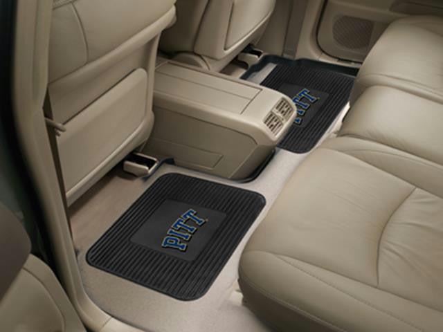 FanMats University of Pittsburgh Backseat Utility Mats 2 Pack 14x17