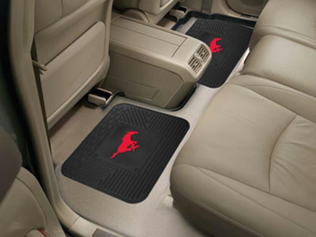 FanMats Southern Methodist University Backseat Utility Mats 2 Pack 14x17