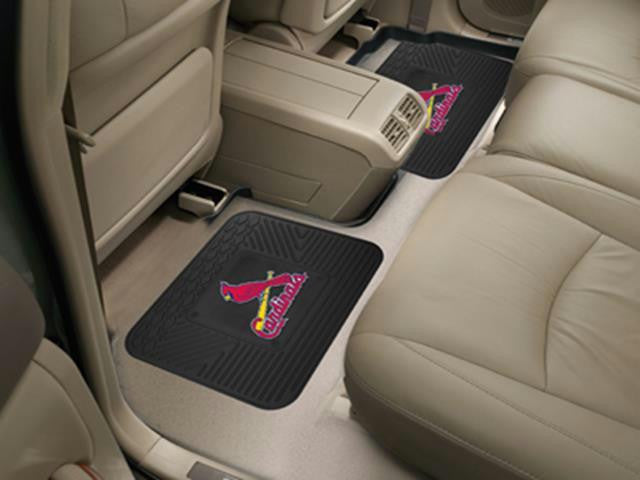 FanMats MLB - St. Louis Cardinals  Backseat Utility Mats 2 Pack 14x17