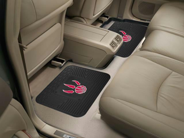 FanMats NBA - Toronto Raptors Backseat Utility Mats 2 Pack 14x17