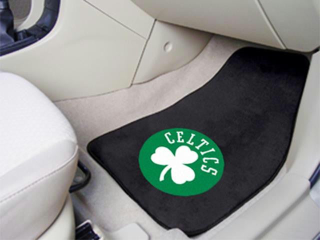 FanMats NBA - Boston Celtics 2-piece Carpeted Car Mats 18x27