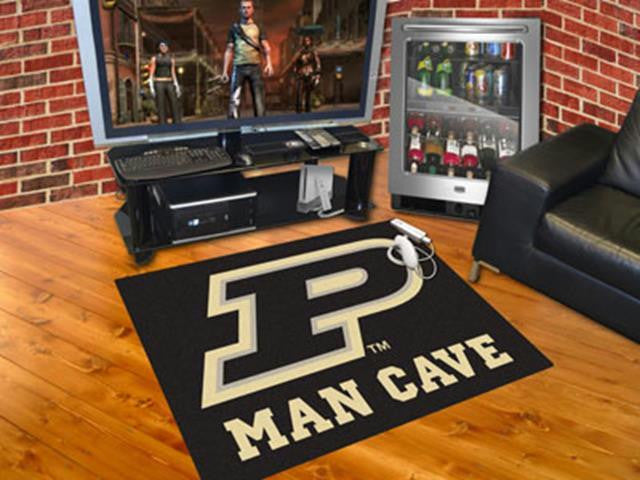 FanMats Purdue \'P\' Man Cave All-Star Mat 34x45