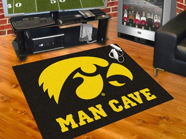 FanMats University of Iowa Man Cave All-Star Mat 34x45