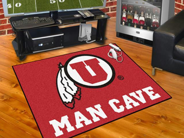 FanMats University of Utah Man Cave All-Star Mat 34x45