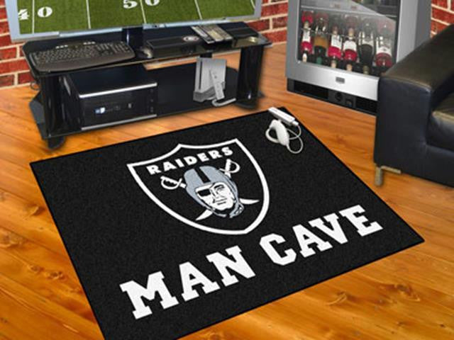 FanMats NFL - Oakland Raiders Man Cave All-Star Mat 34x45