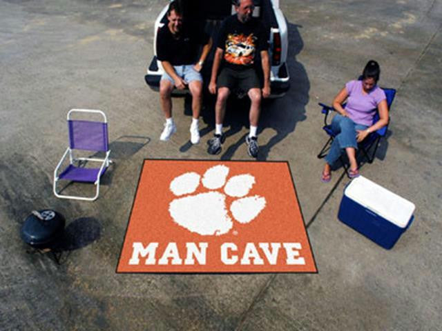 FanMats Clemson University Man Cave Tailgater Rug 60x72