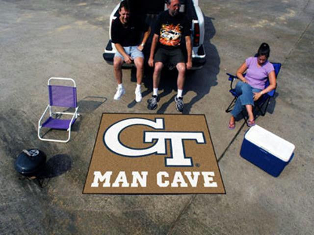 FanMats Georgia Tech Man Cave Tailgater Rug 60x72