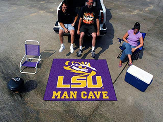 FanMats Louisiana State University Man Cave Tailgater Rug 60x72