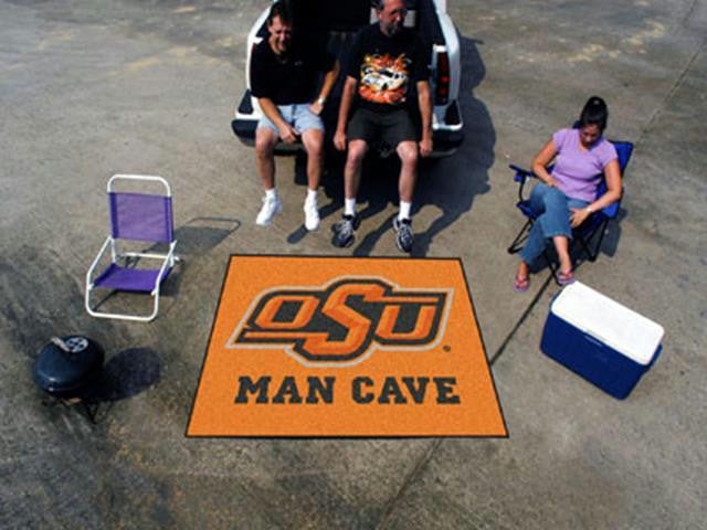FanMats Oklahoma State University Man Cave Tailgater Rug 60x72