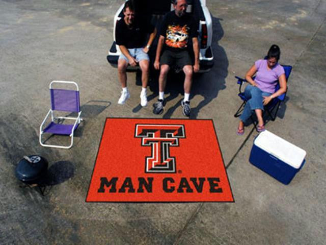FanMats Texas Tech University Man Cave Tailgater Rug 60x72
