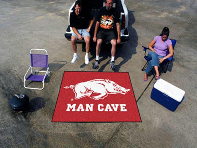 FanMats University of Arkansas Man Cave Tailgater Rug 60x72