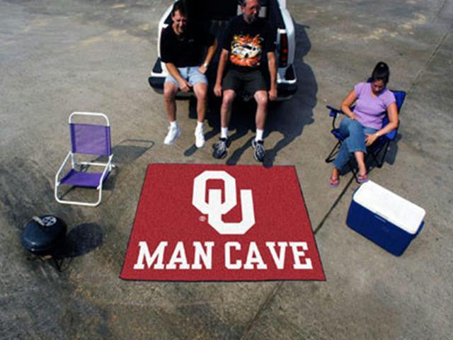 FanMats University of Oklahoma Man Cave Tailgater Rug 60x72