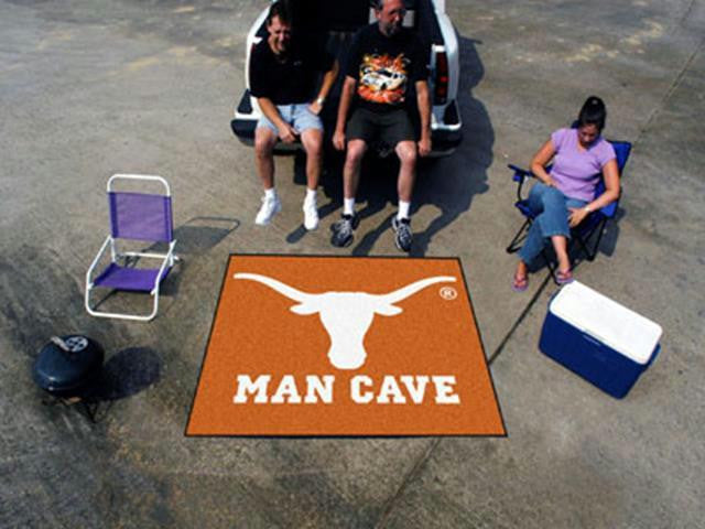 FanMats University of Texas Man Cave Tailgater Rug 60x72
