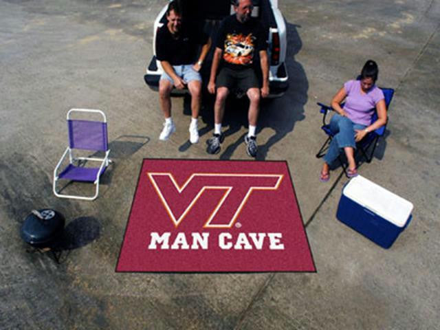 FanMats Virginia Tech Man Cave Tailgater Rug 60x72