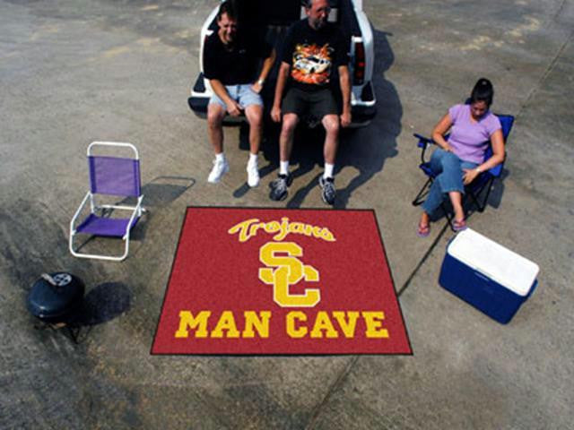 FanMats Univ of Southern California Man Cave Tailgater Rug 60x72