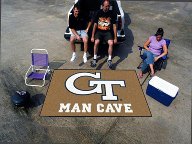FanMats Georgia Tech Man Cave UltiMat Rug 60x96
