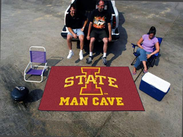 FanMats Iowa State University Man Cave UltiMat Rug 60x96