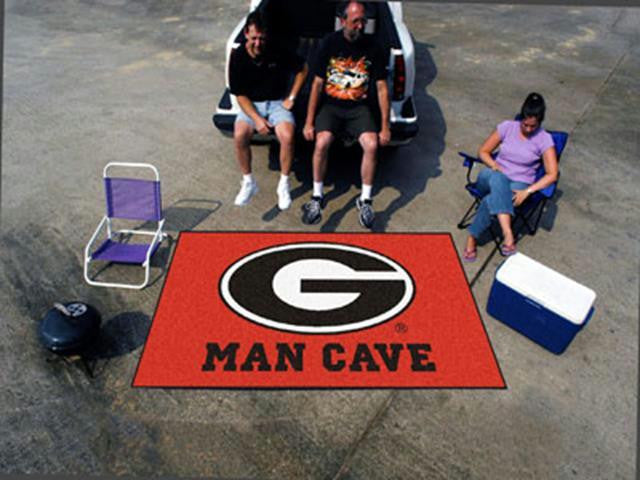 FanMats University of Georgia Man Cave UltiMat Rug 60x96