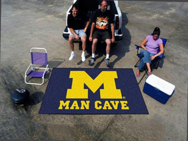 FanMats University of Michigan Man Cave UltiMat Rug 60x96