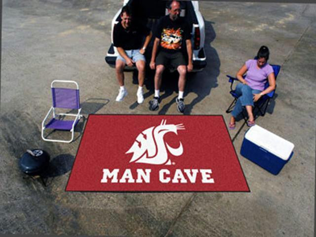 FanMats Washington State University Man Cave UltiMat Rug 60x96