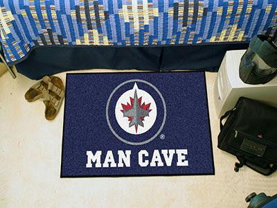 FanMats  Winnipeg Jets Man Cave Starter Rug 19x30