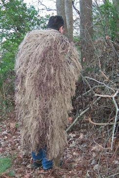 Ghillie Back Pack Cover 3x4