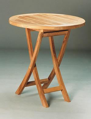 TBF027R 27-Inch Round Bistro Folding Table